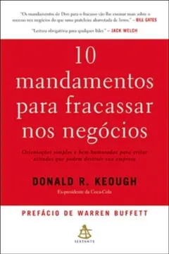 Capa do livro 10 Mandamentos Para Fracassar Nos Negócios
