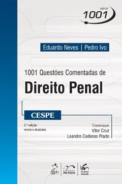 Livro 1001 Questões Comentadas de Direito Penal. CESPE - Resumo, Resenha, PDF, etc.