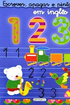Livro 123 - Volume 1. Coleção Escrever, Apagar e Pintar em Inglês - Resumo, Resenha, PDF, etc.