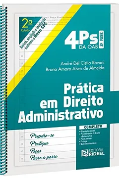 Livro 4Ps da OAB. Prática em Direito Administrativo - Resumo, Resenha, PDF, etc.