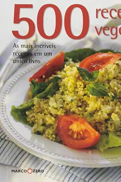 Capa do livro 500 Receitas Vegetarianas