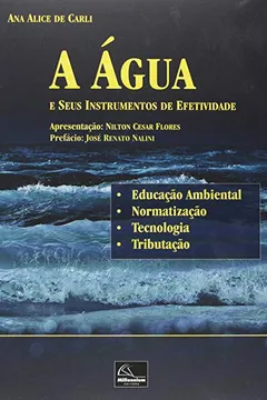 Livro A Agua E Seus Instrumentos De Efetividade - Resumo, Resenha, PDF, etc.