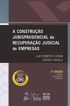 Capa do livro A Construção Jurisprudencial da Recuperação Judicial de Empresas