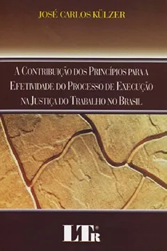 Livro A Contribuição dos Princípios Para a Efetividade do Processo de Execução na Justiça do Trabalho - Resumo, Resenha, PDF, etc.