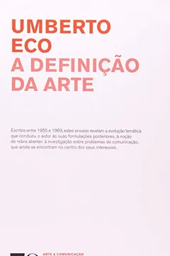 Livro A Definição Da Arte - Resumo, Resenha, PDF, etc.