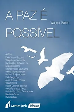 Livro A Paz É Possível - Resumo, Resenha, PDF, etc.