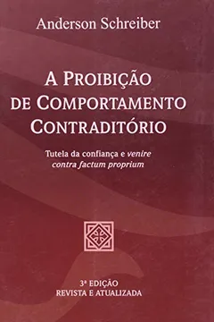 Livro A Proibição De Comportamento Contraditório - Resumo, Resenha, PDF, etc.