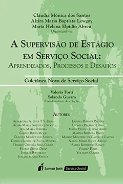 Capa do livro A Supervisão de Estágio em Serviço Social. Aprendizados, Processos e Desafios