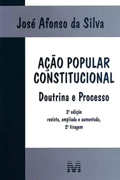 Livro Ação Popular Constitucional. Doutrina e Processo - Resumo, Resenha, PDF, etc.