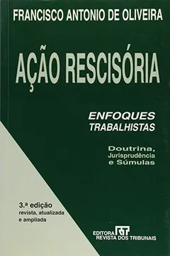 Livro Ação Rescisória - Resumo, Resenha, PDF, etc.