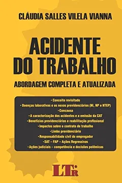 Livro Acidente do Trabalho. Abordagem Completa e Atualizada - Resumo, Resenha, PDF, etc.