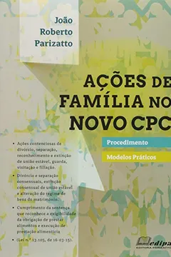 Livro Ações de Família no Novo CPC - Resumo, Resenha, PDF, etc.