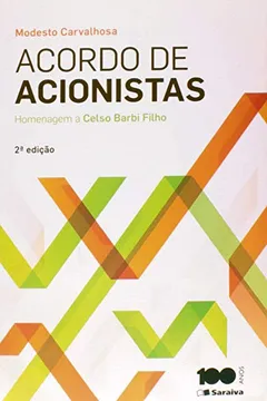 Livro Acordo de Acionistas. Homenagem a Celso Barbi Filho - Resumo, Resenha, PDF, etc.