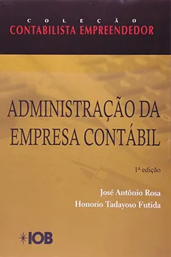 Capa do livro Administração da Empresa Contábil Gerência e Operações