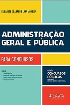 Livro Administração Geral e Pública - Coleção Concursos Públicos - Resumo, Resenha, PDF, etc.