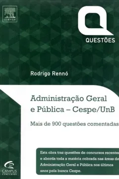 Livro Administração Geral E Pública. Mais De 900 Questões Comentadas - Resumo, Resenha, PDF, etc.
