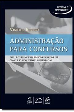 Livro Administração Para Concursos - Coleção Teoria E Questões - Resumo, Resenha, PDF, etc.