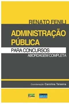 Capa do livro Administracao Publica Para Concursos