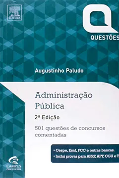 Livro Administracao Publica - Questoes - Resumo, Resenha, PDF, etc.