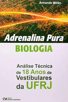 Capa do livro Adrenalina Pura - Biologia - Analise Tecnica De 18 Anos De Vestibulare