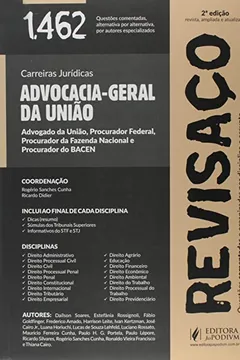 Livro Advocacia-Geral da União. Advogado da União, Procurador Federal, Bacen e PFN. 1.462 Questões Comentadas - Coleção Revisaço - Resumo, Resenha, PDF, etc.