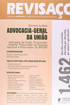 Livro Advocacia-Geral da União. Advogado da União, Procurador Federal, BACEN e PFN. 1.462 Questões Comentadas - Resumo, Resenha, PDF, etc.