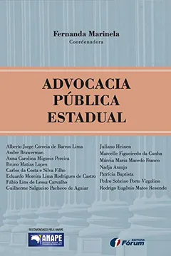 Livro Advocacia Pública Estadual - Resumo, Resenha, PDF, etc.