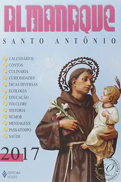 Livro Almanaque Santo Antônio. 2017 - Resumo, Resenha, PDF, etc.