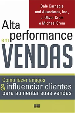 Livro Alta Performance em Vendas - Resumo, Resenha, PDF, etc.