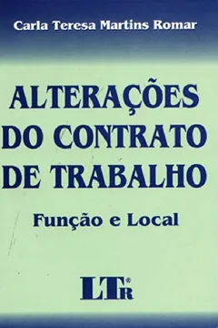 Livro Alterações Do Contrato De Trabalho - Resumo, Resenha, PDF, etc.