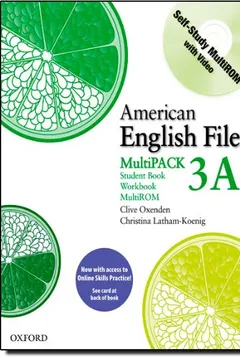 Livro American English File 3A. Multipack (+ Access Code Card) - Resumo, Resenha, PDF, etc.