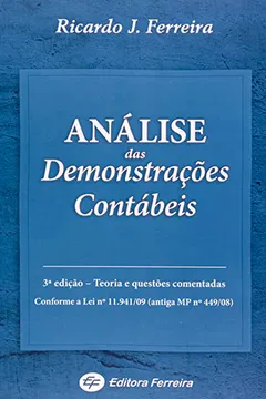Capa do livro Analise Das Demonstracoes Contabeis - Coleção Concursos