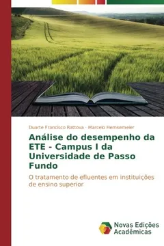 Livro Analise Do Desempenho Da Ete - Campus I Da Universidade de Passo Fundo - Resumo, Resenha, PDF, etc.