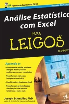 Livro Analise Estatistica Com Excel Para Leigos - Resumo, Resenha, PDF, etc.
