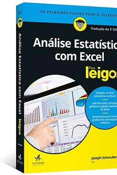Livro Análise Estatística com Excel Para Leigos - Tradução - Resumo, Resenha, PDF, etc.