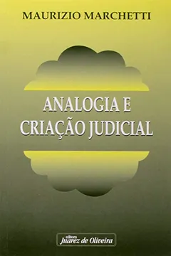 Livro Analogia e Criação Judicial - Resumo, Resenha, PDF, etc.