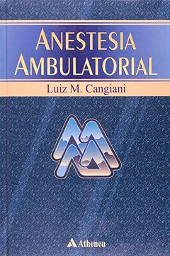 Capa do livro Anestesia Ambulatorial