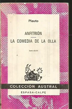 Livro Anfitrion - La Comedia de La Olla - Resumo, Resenha, PDF, etc.