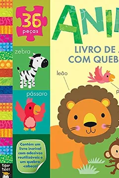 Livro Animais - Livro de Adesivos com Quebra-Cabeça - Resumo, Resenha, PDF, etc.