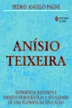 Capa do livro Anisio Teixeira