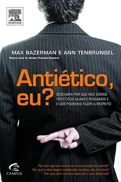 Livro Antiético, Eu? - Resumo, Resenha, PDF, etc.