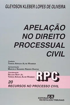 Livro Apelação No Direito Processual Civil - Resumo, Resenha, PDF, etc.