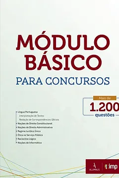 Livro Apostila. Módulo Básico Para Concurso - Resumo, Resenha, PDF, etc.