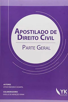 Livro Apostilado de Direito Civil. Parte Geral - Resumo, Resenha, PDF, etc.