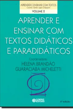 Livro Aprender e Ensinar com Textos Didáticos e Paradidáticos - Resumo, Resenha, PDF, etc.