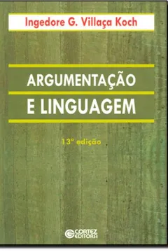 Capa do livro Argumentação e Linguagem