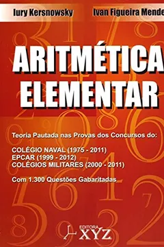 Livro Aritmética Elementar. Teoria Pautada nas Provas dos Concursos - Resumo, Resenha, PDF, etc.