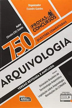 Livro Arquivologia - Série Provas & Concursos - Resumo, Resenha, PDF, etc.