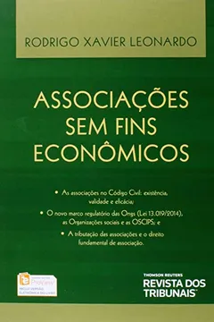 Livro As Associações sem Fins Econômicos - Resumo, Resenha, PDF, etc.