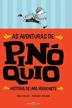 Capa do livro As Aventuras de Pinóquio. História de Uma Marionete